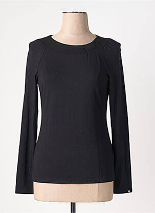 Top coupe cintrée manches longues noir BLUTSGESCHWISTER femme