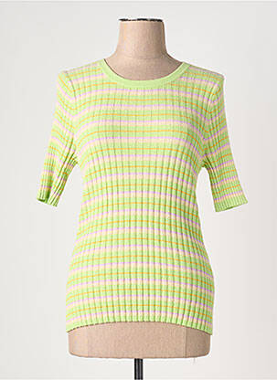 T-shirt imprimé fantaisie manches courtes vert KING LOUIE femme