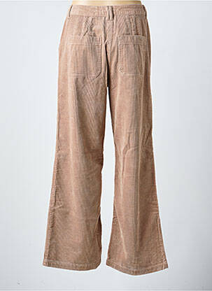 Pantalon droit fermeture zippée sous rabat boutonné taille normale beige WHITE STUFF femme