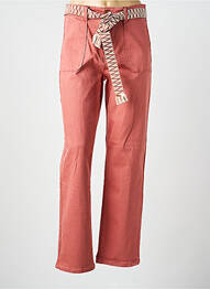 Pantalon slim stretch taille normale rose LA PETITE ETOILE femme