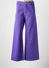 Jeans coupe large taille normale taille normale violet LA PETITE ETOILE femme