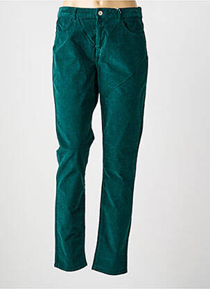 Pantalon slim stretch taille normale vert KANOPE femme