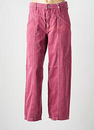 Jeans coupe droite taille normale taille normale violet KANOPE femme