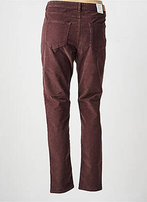 Pantalon slim stretch taille normale marron KANOPE femme