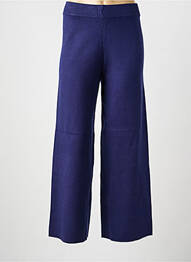 Pantalon droit stretch taille normale bleu LA FIANCÉE femme