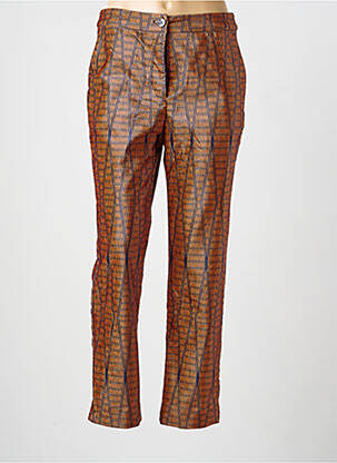 Pantalon slim taille normale taille normale marron SURKANA femme