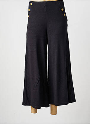 Pantalon large tissage popeline taille normale noir KING LOUIE femme