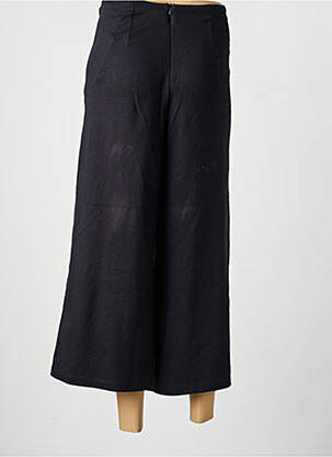 Pantalon large tissage popeline taille normale noir KING LOUIE femme