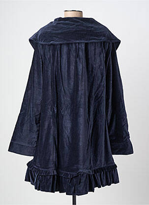 Manteau court coupe droite sans capuche bleu RHUM RAISIN femme