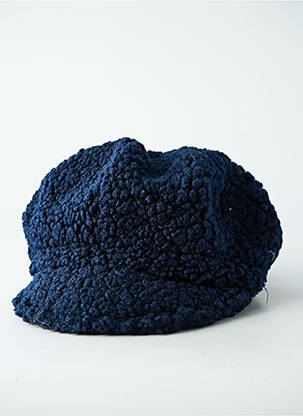 Casquette doublure textile bleu SEEBERGER femme