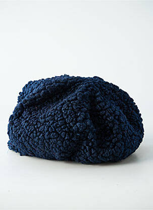 Casquette doublure textile bleu SEEBERGER femme