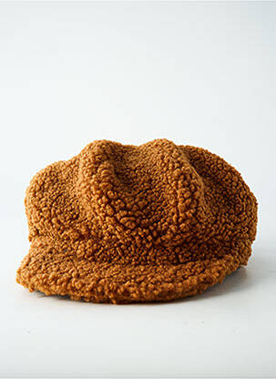 Casquette doublure textile marron SEEBERGER femme