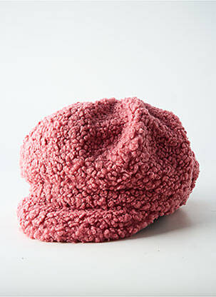 Casquette doublure textile rose SEEBERGER femme