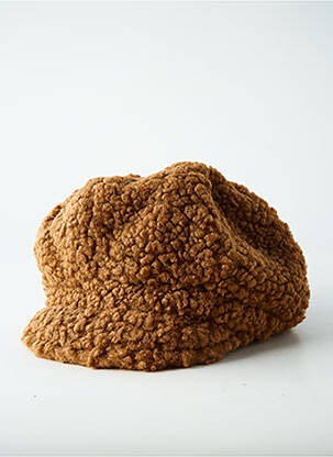 Casquette doublure textile marron fonce SEEBERGER femme