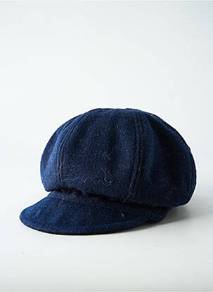 Casquette doublure textile bleu SEEBERGER femme