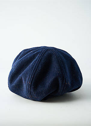 Casquette doublure textile bleu SEEBERGER femme