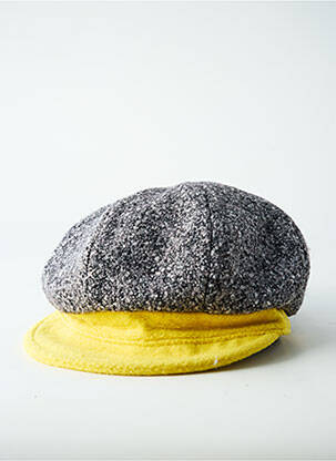 Casquette doublure textile jaune SEEBERGER femme
