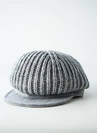 Casquette visière souple gris SEEBERGER femme
