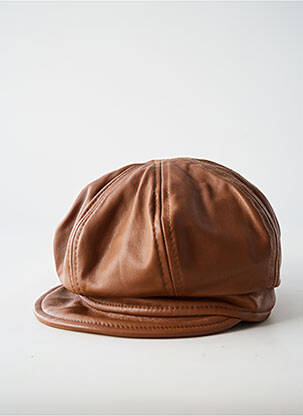Casquette doublure textile marron SEEBERGER femme