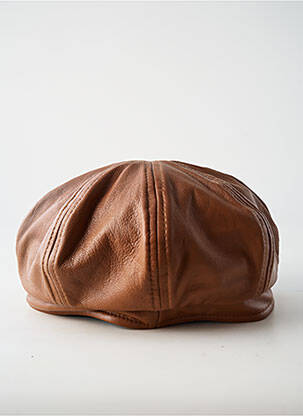 Casquette doublure textile marron SEEBERGER femme