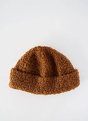 Bonnet doublure marron SEEBERGER unisexe