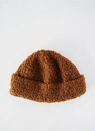 Bonnet doublure marron SEEBERGER unisexe