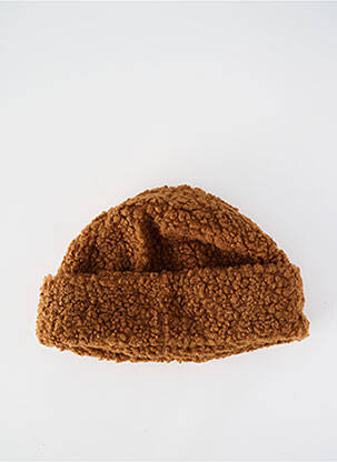 Bonnet doublure marron SEEBERGER unisexe