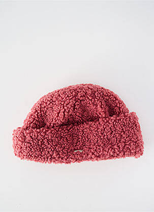 Bonnet doublure rose SEEBERGER unisexe