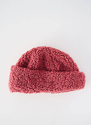 Bonnet doublure rose SEEBERGER unisexe