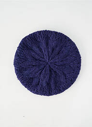 Chapeau bord-côtes violet KING LOUIE femme