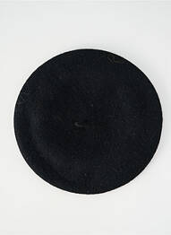 Bonnet forme béret noir KING LOUIE femme
