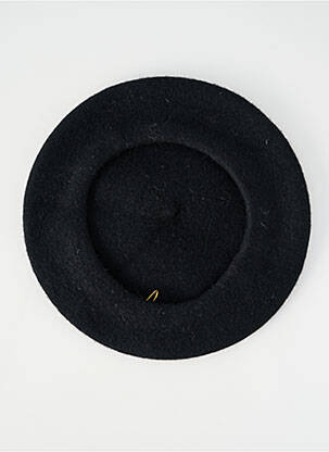 Bonnet forme béret noir KING LOUIE femme