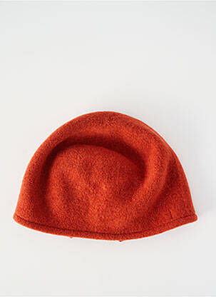 Bonnet orange SEEBERGER femme