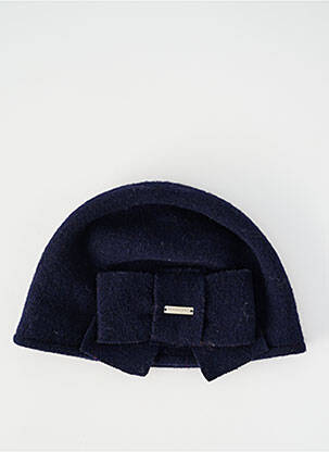 Bonnet bleu SEEBERGER femme