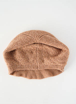 Bonnet stretch marron SEEBERGER femme