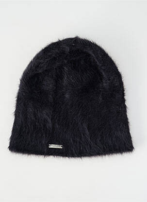 Bonnet stretch noir SEEBERGER femme