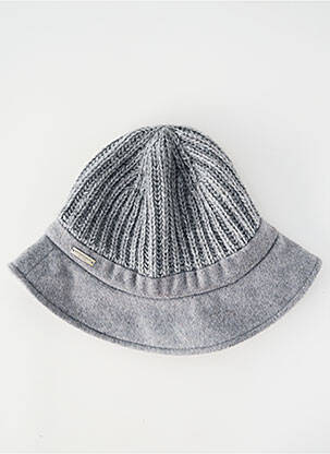 Chapeau bande anti-transpiration gris SEEBERGER femme