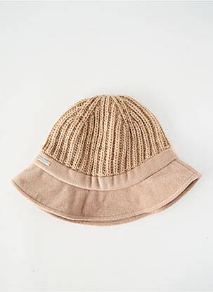 Chapeau bande anti-transpiration beige SEEBERGER femme