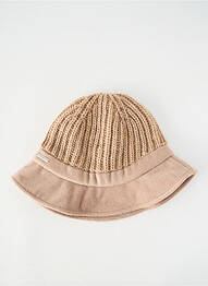 Chapeau bande anti-transpiration beige SEEBERGER femme