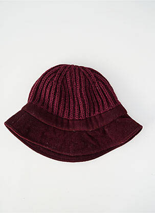 Chapeau bande anti-transpiration violet SEEBERGER femme