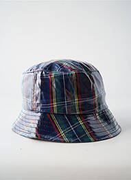 Chapeau forme bob bleu PALME femme