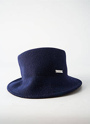 Chapeau bande anti-transpiration bleu SEEBERGER femme