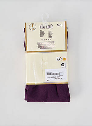 Collants stretch violet fonce KING LOUIE femme