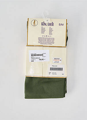 Collants stretch vert KING LOUIE femme
