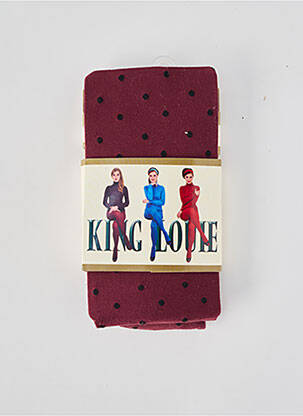 Collants imprimé pois violet KING LOUIE femme