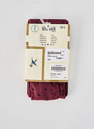 Collants imprimé pois violet KING LOUIE femme