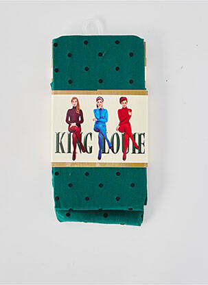 Collants imprimé pois vert KING LOUIE femme