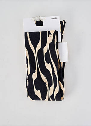 Collants imprimé fantaisie noir SURKANA femme