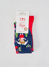 Chaussettes imprimé fantaisie bleu BLUTSGESCHWISTER femme