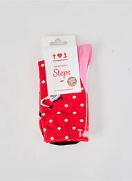 Chaussettes imprimé fantaisie rose BLUTSGESCHWISTER femme